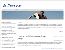 Tablet Screenshot of dezafra.com